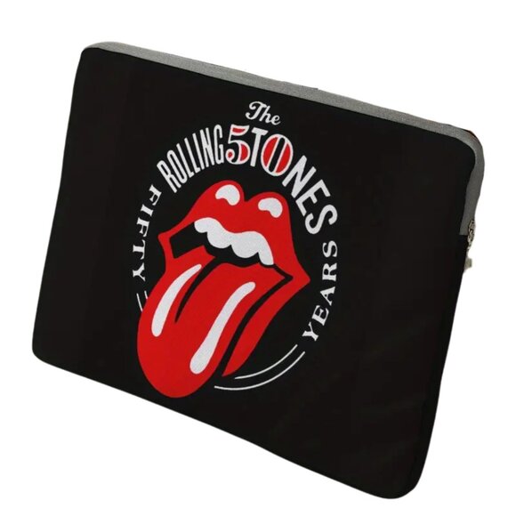 Rolling Stones 50th Anniversary PADDED Neoprene 15" iPad Tablets Laptop Case NWT - Picture 4 of 4